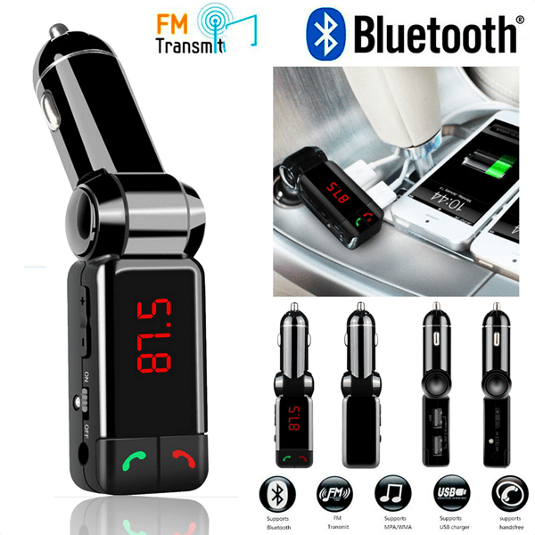 Bluetooth Car Charger & FM Transmitter