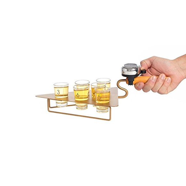 Brick Trowel Shot Server With 6 Shooter Glasses