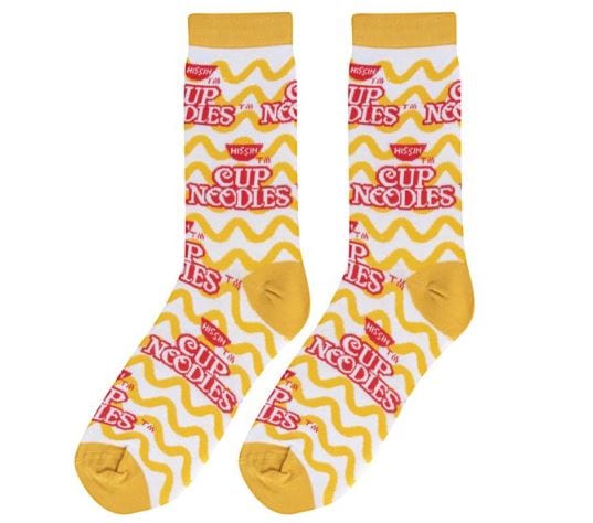 Crazy Socks - Cup Noodles Women's Crew Folded