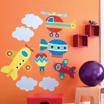 Wallies Big Murals Wall Decor - Up Up And Away