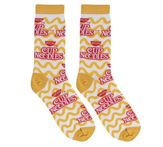 Crazy Socks - Cup Noodles Women's Crew Folded