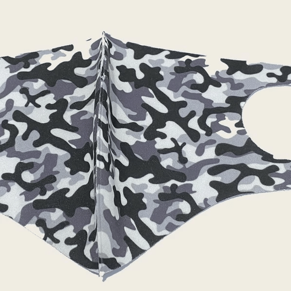 3 Pieces: Camo Printed Face Mask - Assorted Style