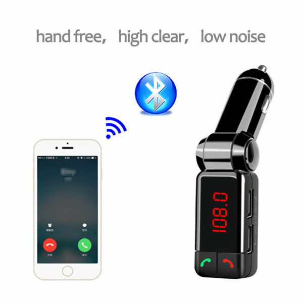 Bluetooth Car Charger & FM Transmitter
