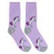 Crazy Socks - Unicorn Women's Crew Folded