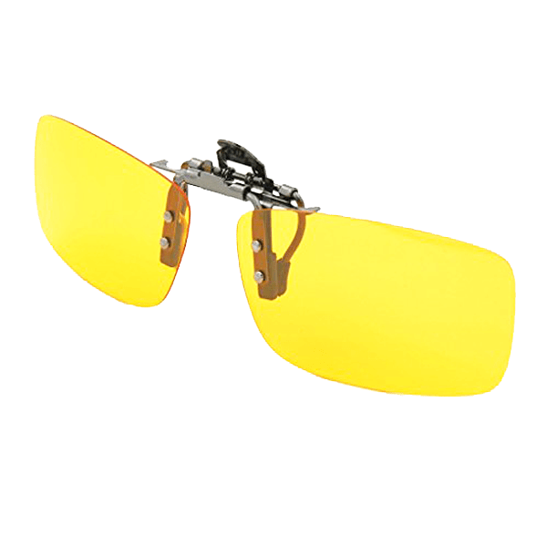 HD Night Vision Anti-Glare Clip On Glasses - Fits Any Style Of Glasses!