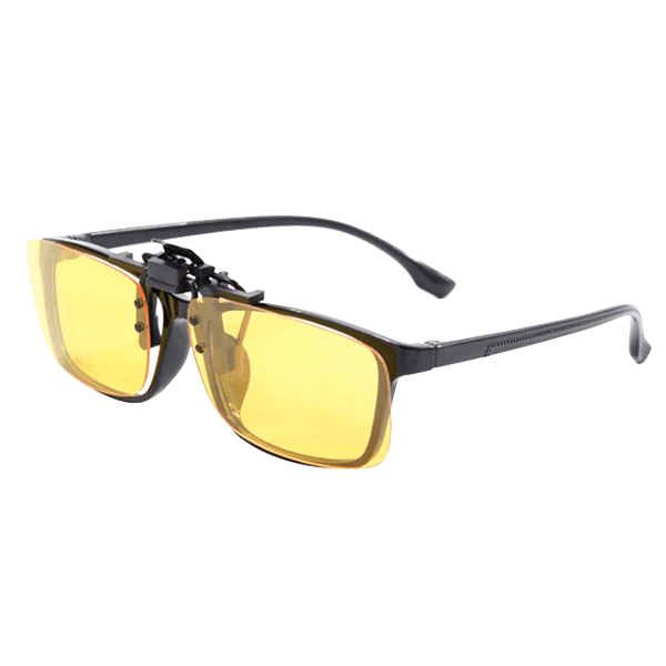 HD Night Vision Anti-Glare Clip On Glasses - Fits Any Style Of Glasses!