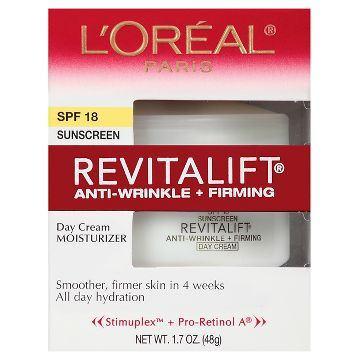 Cosmetics - L'Oreal Paris Revitalift Anti-Wrinkle Firming Day Cream SPF 18