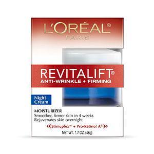 Cosmetics - L'OREAL REVITALIFT® Anti-Wrinkle + Firming Night Cream