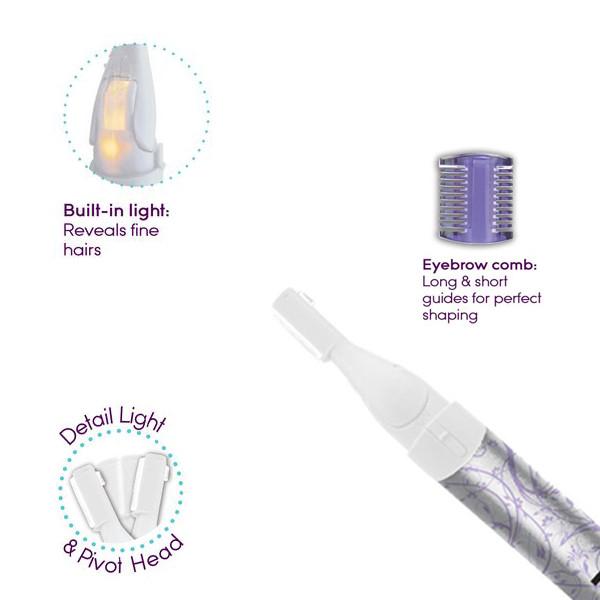 Cosmetics - Remington Women's Dual Blade Beauty Trimmer With Detail Light