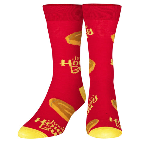 Crazy Socks - Honey Buns Men's Crew Folded