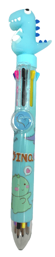 Dino Multicolour Pens - 4 Pack