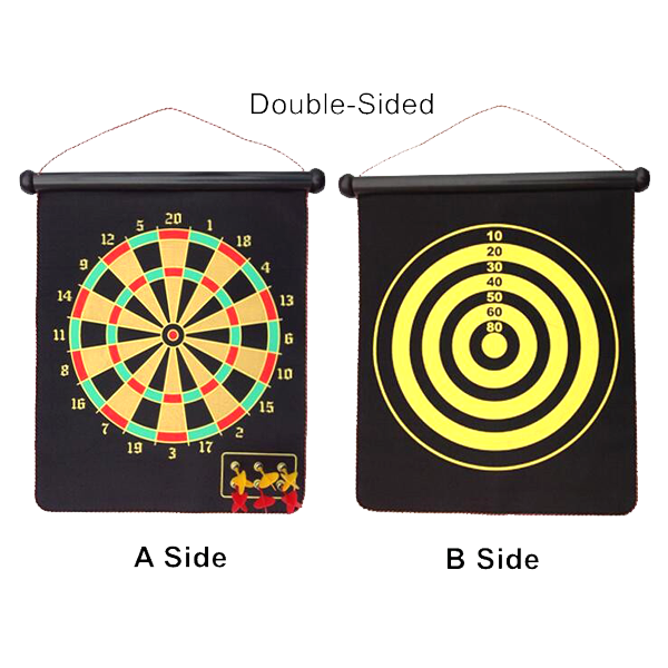 Roll-Up Double Sided Dart Board