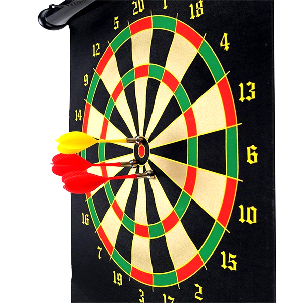 Roll-Up Double Sided Dart Board
