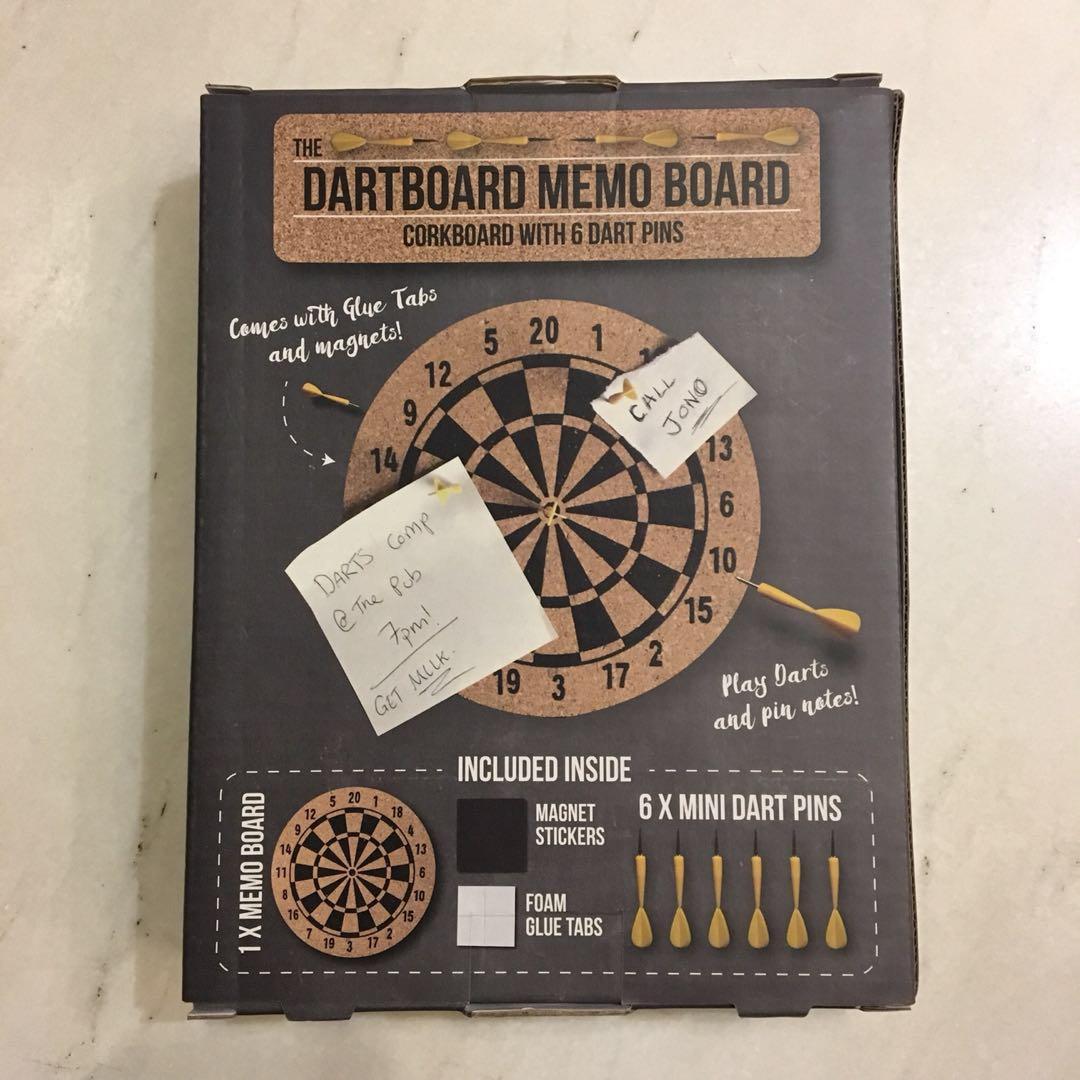 Dartboard Memo Board