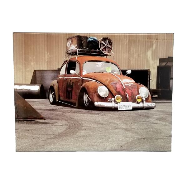 Decor - Rusty Beetle Vintage Collectible Metal Wall Decor Sign