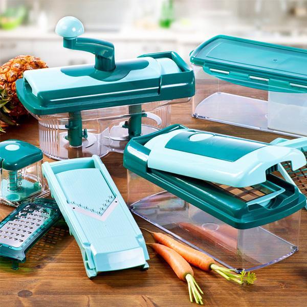 All-In-1 Dual-Blade Fruit & Vegetable Slicer