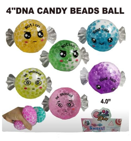 DNA Candy Beads Squeeze Ball - 3 Pack