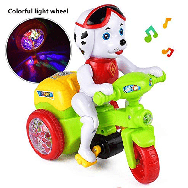 Puppy Motorcycle With Lights & Music