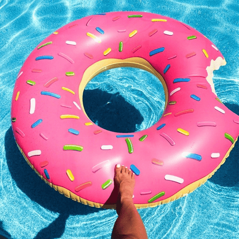 Inflatable Donut Pool Float