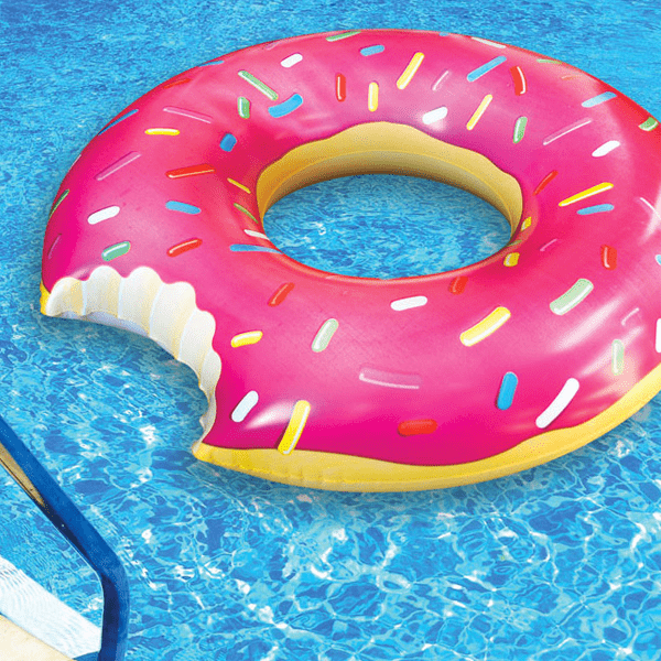 Inflatable Donut Pool Float