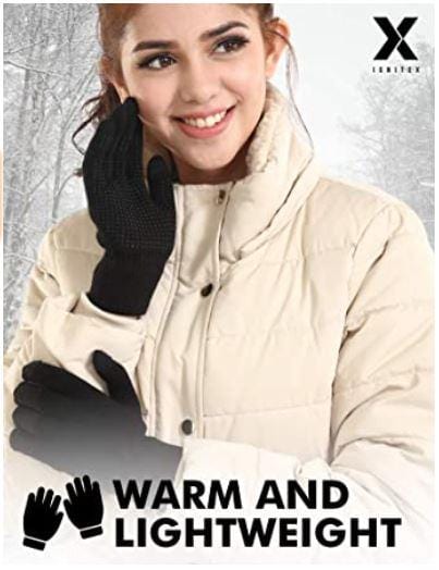 Winter Glove With Grip Dots