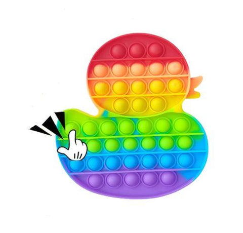 POPBUBBLE - DUCK RAINBOW- SMALL