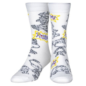 Crazy Socks - Rugrats Sketch Men's