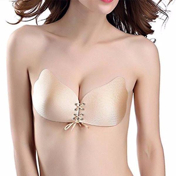 Fashion - Angel Bra - Strapless Self Adhesive Silicone Invisible Backless Push Up Bra