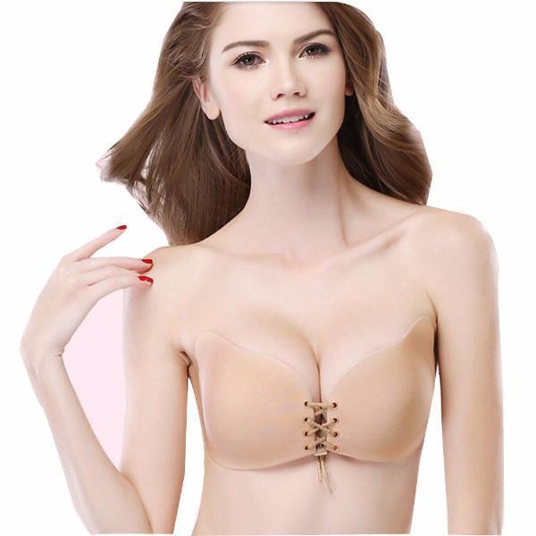 Angel Bra - Strapless Self Adhesive Silicone Invisible Backless Push U –  Deals Club Canada