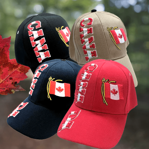 6 Pieces, 12 Pieces or 24 Pieces Limited Edition Canada Souvenir Hats