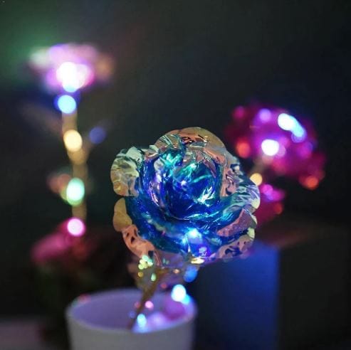 Galaxy Rose Flower LED Light Up