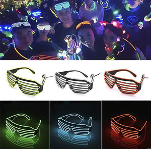 "Vegas Nights Party LED Disco Glasses"- Assorted Colors