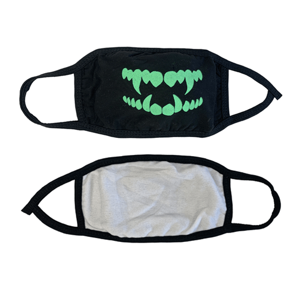 3 Pieces: Glow Teeth Cotton Fashion Mask