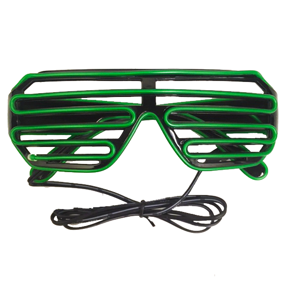 "Vegas Nights Party LED Disco Glasses"- Assorted Colors