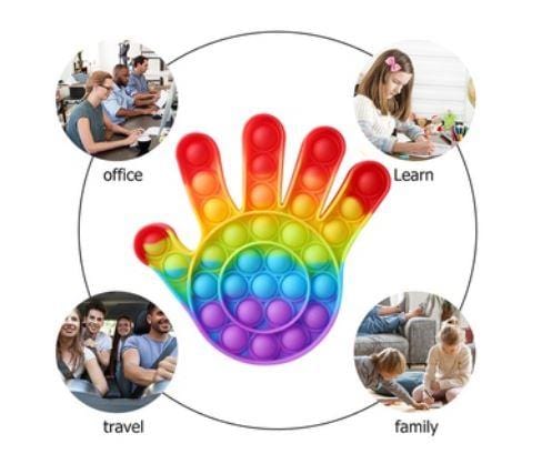 PopBubble - Hand Rainbow Colour