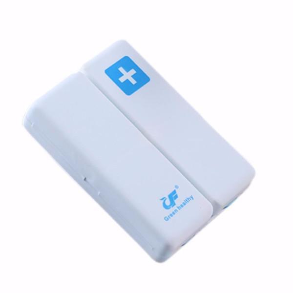Health - 7-Slot Magnetic Foldable Travel Medicine Box