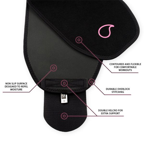 Health & Beauty - Contoured Waist Trimmer Belt With Neo-Sweat Technology