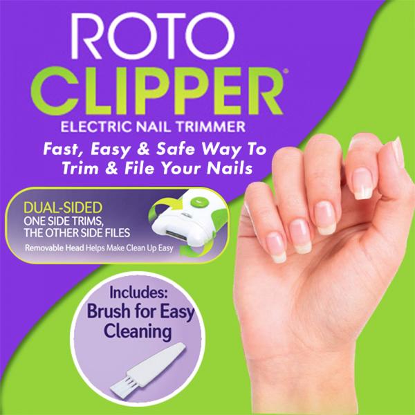 Health & Beauty - Roto Clipper Electric Nail Trimmer