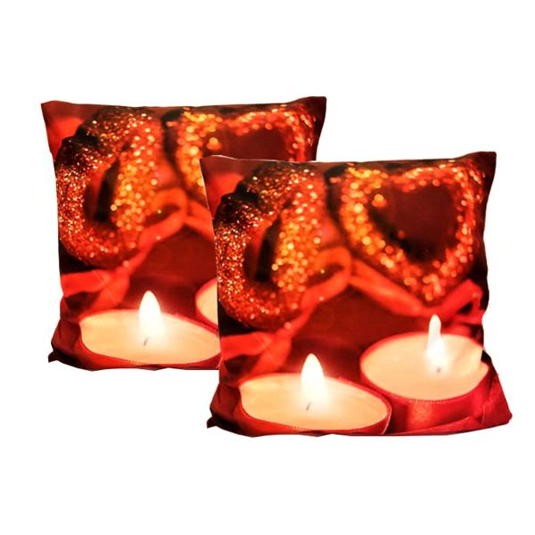 Holiday - "Joy To The World" Love & Light Festive Holiday Decor Toss Cushion