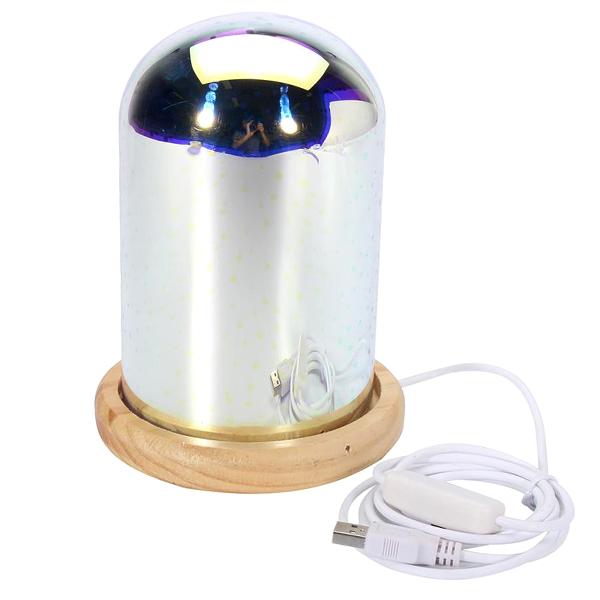 Home - 3D Magic Glass Starburst LED USB-Powered Desk & Night Light - Assorted Styles