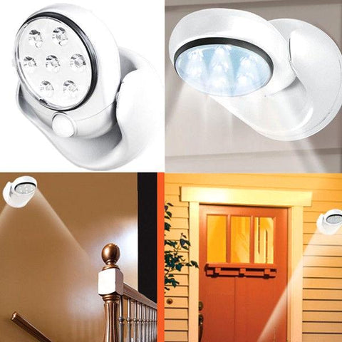 Home - 7-LED Motion-Activated Weather-Resistant Cordless Light