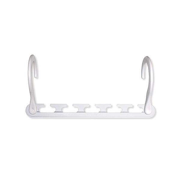 Home - 8 Pack: Universal 5-Slot Space-Saving Smart Hanger