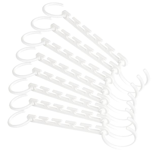 Home - 8 Pack: Universal 5-Slot Space-Saving Smart Hanger