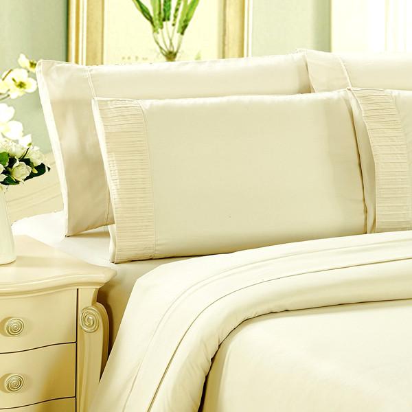Home - Luxury 6-Piece Super Soft Deep-Pocket Bamboo Bed Sheet Set - Assorted Colours