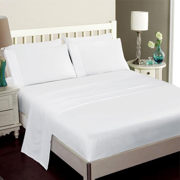 Home - Luxury 6-Piece Super Soft Deep-Pocket Bamboo Bed Sheet Set - Assorted Colours