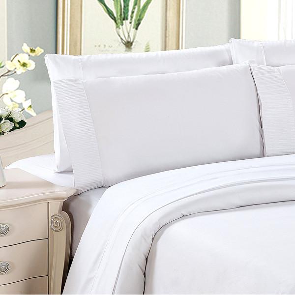 Home - Luxury 6-Piece Super Soft Deep-Pocket Bamboo Bed Sheet Set - Assorted Colours
