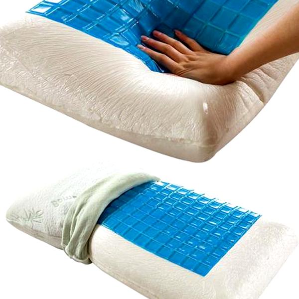 Home - Luxury Bamboo Memory Foam Pillow With Cooling Gel Technology Pad