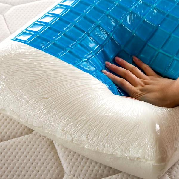 Home - Luxury Bamboo Memory Foam Pillow With Cooling Gel Technology Pad
