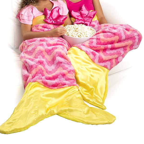 Home - Ultra-Soft Mermaid Tail Blanket - Children And Adult Sizes Available!