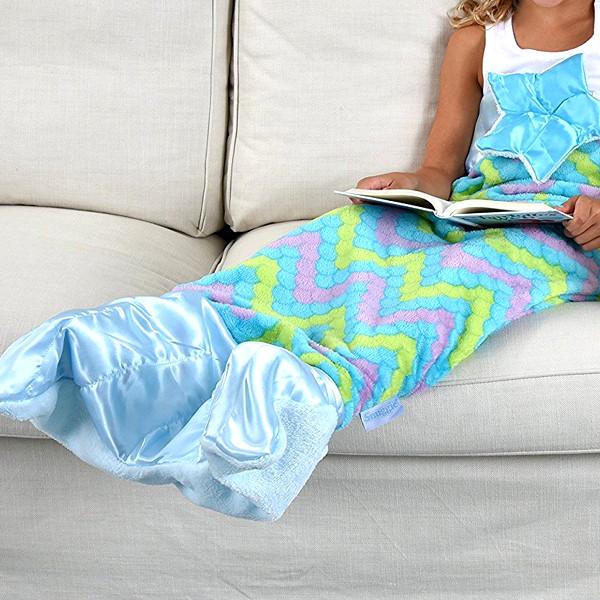 Home - Ultra-Soft Mermaid Tail Blanket - Children And Adult Sizes Available!